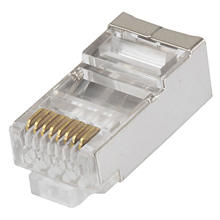 RJ 45 M CONNECTOR (SHIELDED)